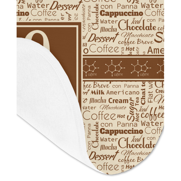 Coffee Lover Baby Bib - AFT detail