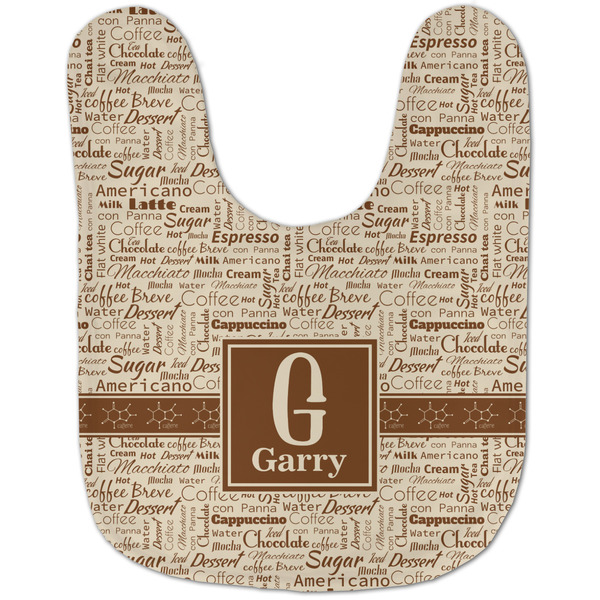 Coffee Lover Baby Bib - AFT flat
