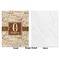 Coffee Lover Baby Blanket (Single Sided - Printed Front, White Back)