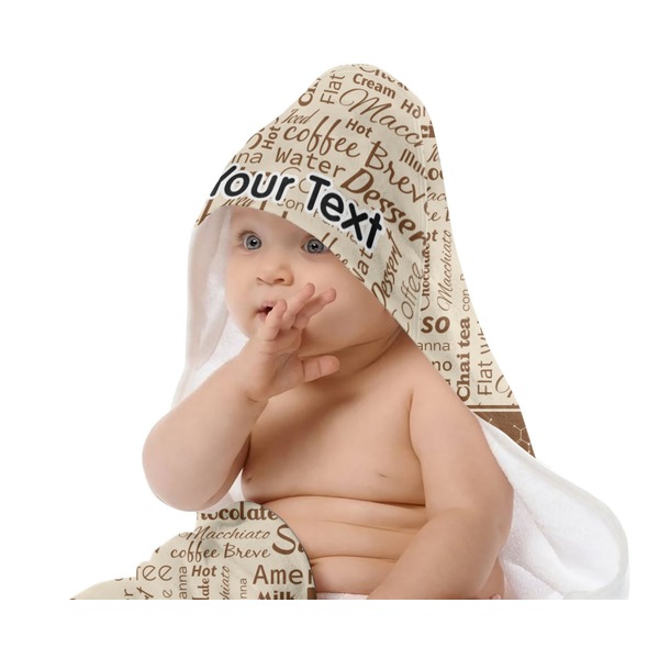 Coffee Lover Baby Hooded Towel on Child