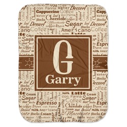 Coffee Lover Baby Swaddling Blanket (Personalized)