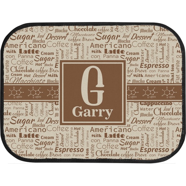 Coffee Lover Back Seat Car Mat