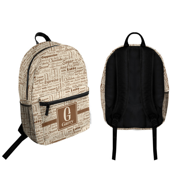 Coffee Lover Backpack front and back - Apvl
