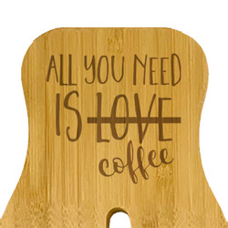 Coffee Lover Bamboo Salad Mixing Hand