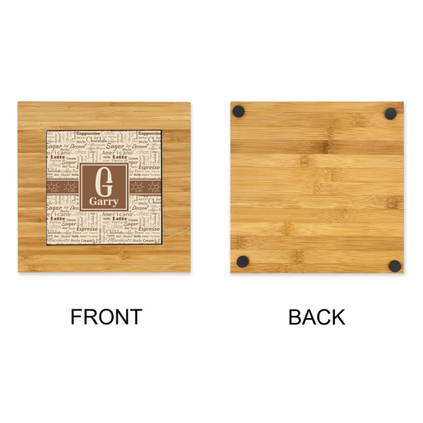 Coffee Lover Bamboo Trivet with 6" Tile - APPROVAL