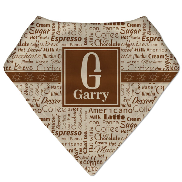 Custom Coffee Lover Bandana Bib (Personalized)