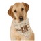 Coffee Lover Dog Bandana Scarf w/ Name and Initial