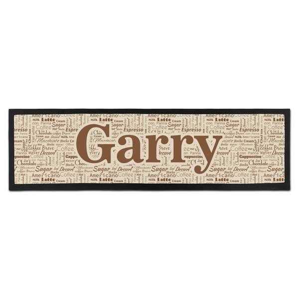 Custom Coffee Lover Bar Mat - Large (Personalized)