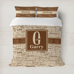 Coffee Lover Duvet Cover (Personalized)