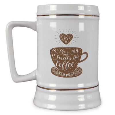 Coffee Lover Beer Stein (Personalized)