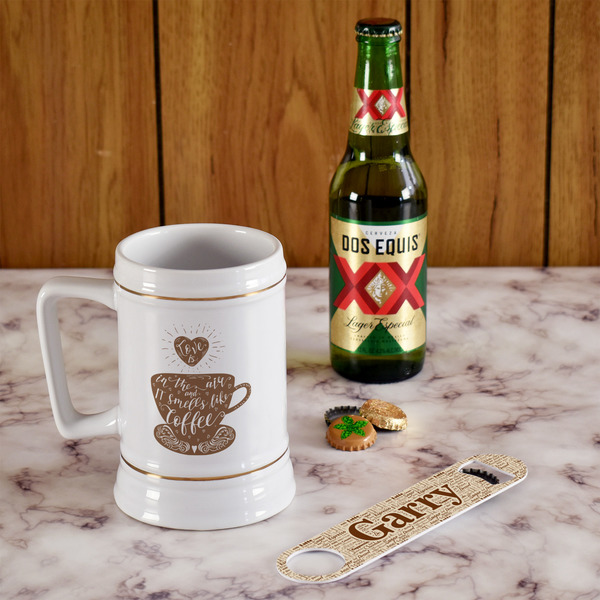 Coffee Lover Beer Stein - In Context