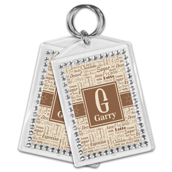 Coffee Lover Bling Keychain - MAIN