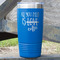 Coffee Lover 20 oz Stainless Steel Tumbler - Royal Blue - Single Sided
