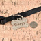 Coffee Lover Bone Shaped Dog ID Tag - Large - In Context