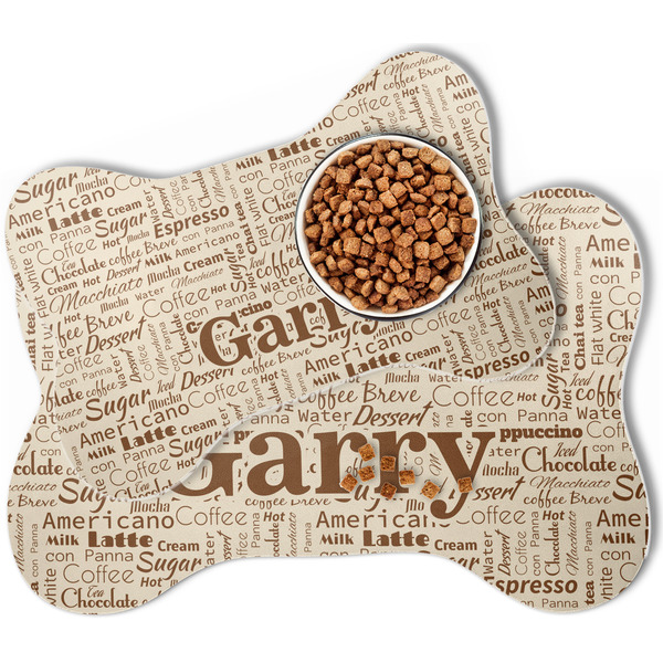 Coffee Lover Bone Shaped Dog Mats - MAIN