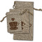 Coffee Lover Burlap Gift Bags - (PARENT MAIN) All Three