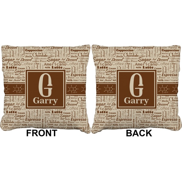 Coffee Lover Burlap Pillow Approval