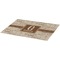 Coffee Lover Burlap Placemat (Angle View)