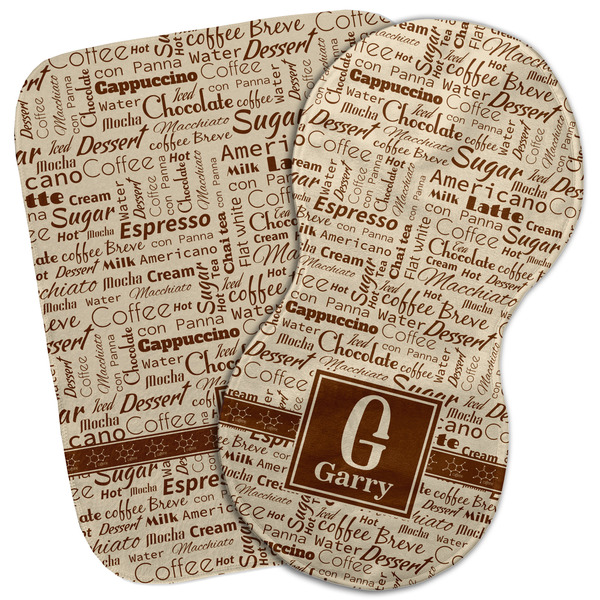 Custom Coffee Lover Burp Cloth (Personalized)