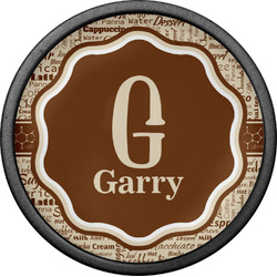 Coffee Lover Cabinet Knob (Black) (Personalized)