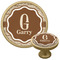 Coffee Lover Cabinet Knob - Gold (Personalized)