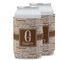 Coffee Lover Can Cooler (12 oz) w/ Name and Initial