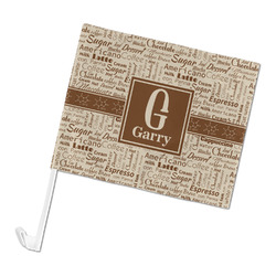 Coffee Lover Car Flag - Large (Personalized)