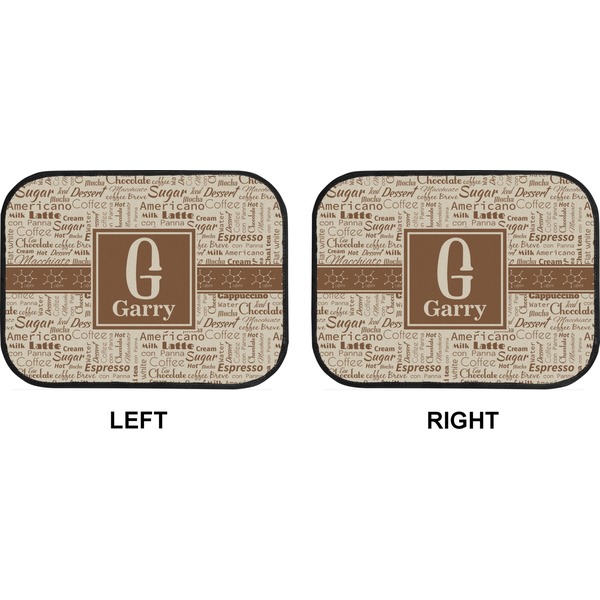 Coffee Lover Car Floor Mats (Back Seat) (Approval)