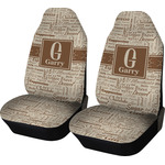 Coffee Lover Car Seat Covers (Set of Two) (Personalized)