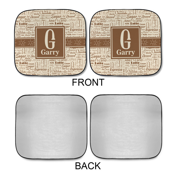 Coffee Lover Car Sun Shades - APPROVAL