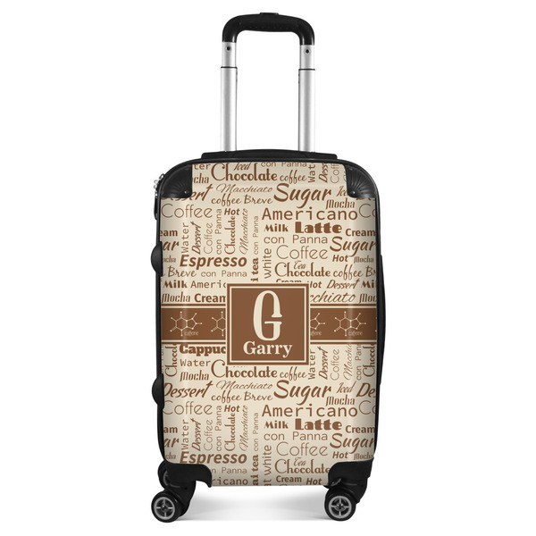 Custom Coffee Lover Suitcase - 20" Carry On (Personalized)