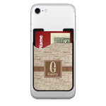 Coffee Lover 2-in-1 Cell Phone Credit Card Holder & Screen Cleaner (Personalized)