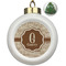 Coffee Lover Ceramic Ball Ornament - Christmas Tree (Personalized)