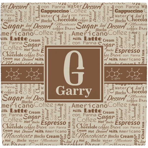 Custom Coffee Lover Ceramic Tile Hot Pad (Personalized)
