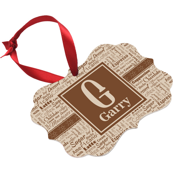 Coffee Lover Christmas Ornament (Angle View)