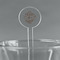 Coffee Lover 7" Round Plastic Stir Sticks - Clear