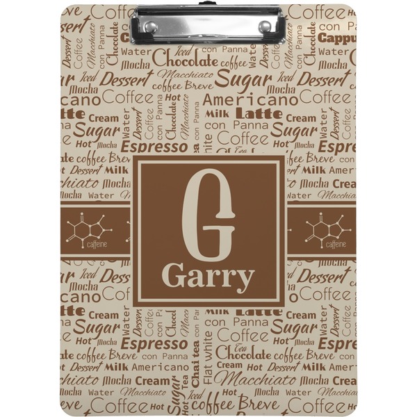 Custom Coffee Lover Clipboard (Personalized)