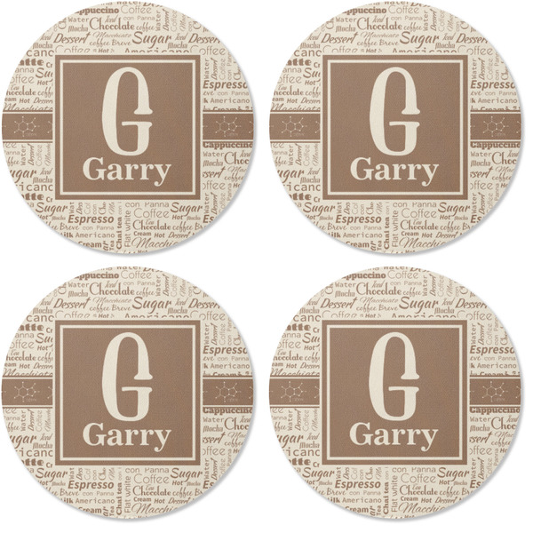 Coffee Lover Coaster Round Rubber Back - Apvl