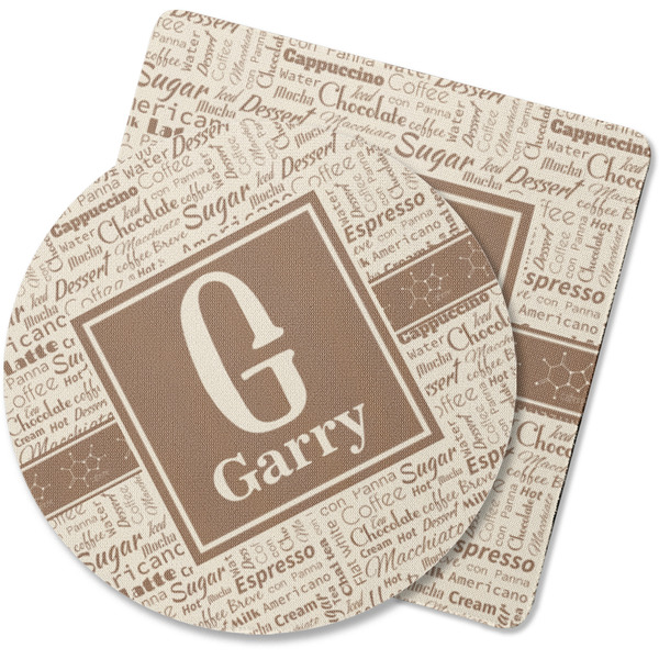 Custom Coffee Lover Rubber Backed Coaster (Personalized)
