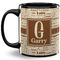 Coffee Lover 11 Oz Coffee Mug - Black (Personalized)