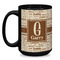 Coffee Lover Coffee Mug - 15 oz - Black