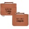 Coffee Lover Cognac Leatherette Bible Covers - Large Double Sided Apvl