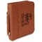 Coffee Lover Leatherette Bible Cover with Handle & Zipper - Large- Single Sided