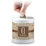 Coffee Lover Coin Bank (Personalized)