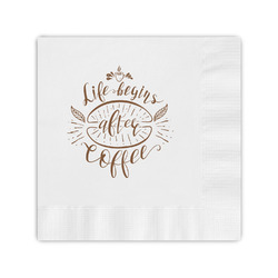 Coffee Lover Coined Cocktail Napkins