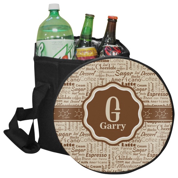 Custom Coffee Lover Collapsible Cooler & Seat (Personalized)
