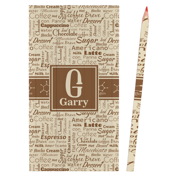 Coffee Lover Colored Pencils - Front View