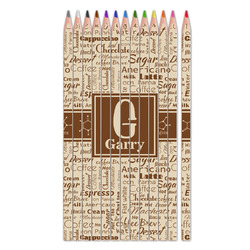 Coffee Lover Colored Pencils (Personalized)