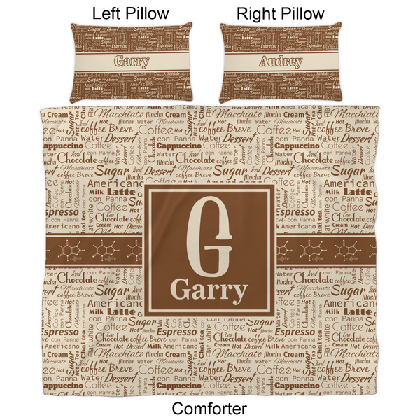 Coffee Lover Comforter Set - King - Approval