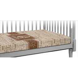 Coffee Lover Crib Fitted Sheet (Personalized)